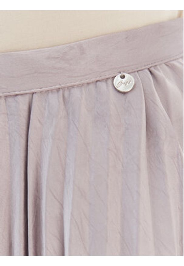 BOSS Spódnica plisowana C_Vlantel 50558807 Fioletowy Regular Fit. Kolor: fioletowy. Materiał: syntetyk