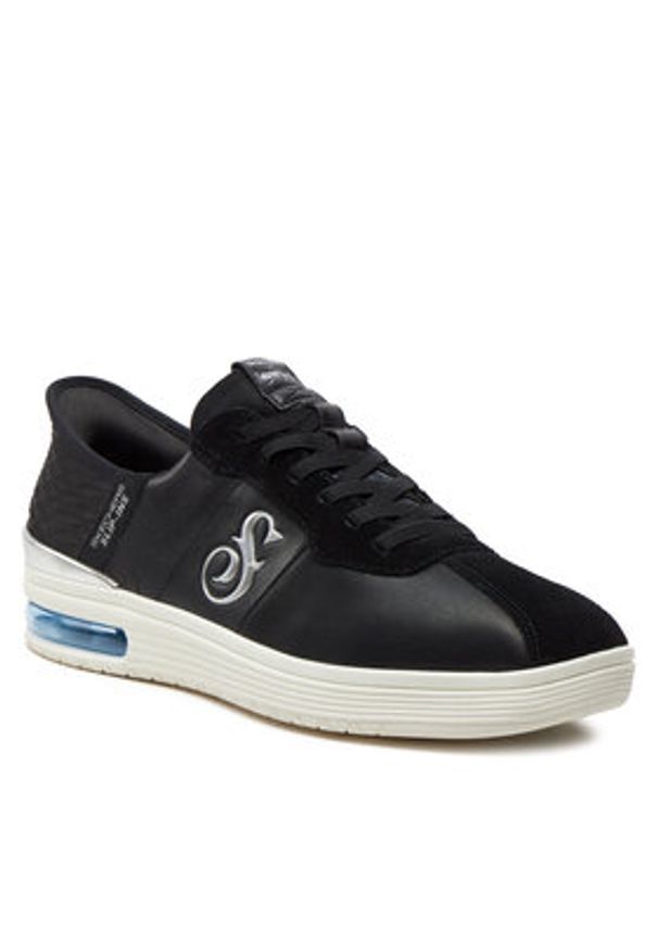 skechers - Skechers Sneakersy Doggy Air 251027/BLK Czarny. Kolor: czarny. Materiał: skóra