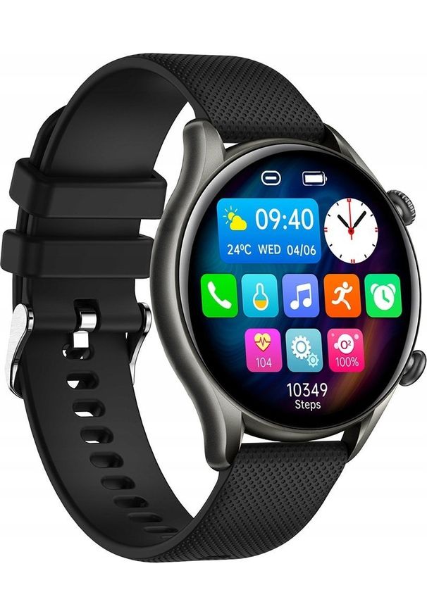 MYPHONE - Smartwatch myPhone myPhone Watch EL czarny. Rodzaj zegarka: smartwatch. Kolor: czarny
