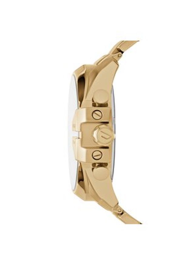 Diesel Zegarek Mega Chief DZ4360 Złoty. Kolor: złoty