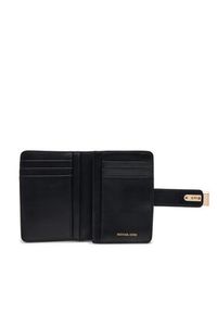 MICHAEL Michael Kors Mały Portfel Damski 32S5GETD1L Czarny. Kolor: czarny. Materiał: skóra #3