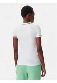 Lacoste T-Shirt TF0347 Biały Slim Fit. Kolor: biały. Materiał: bawełna #4