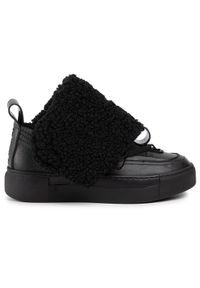 Eva Minge Sneakersy EM-41-06-000468 Czarny. Kolor: czarny. Materiał: skóra