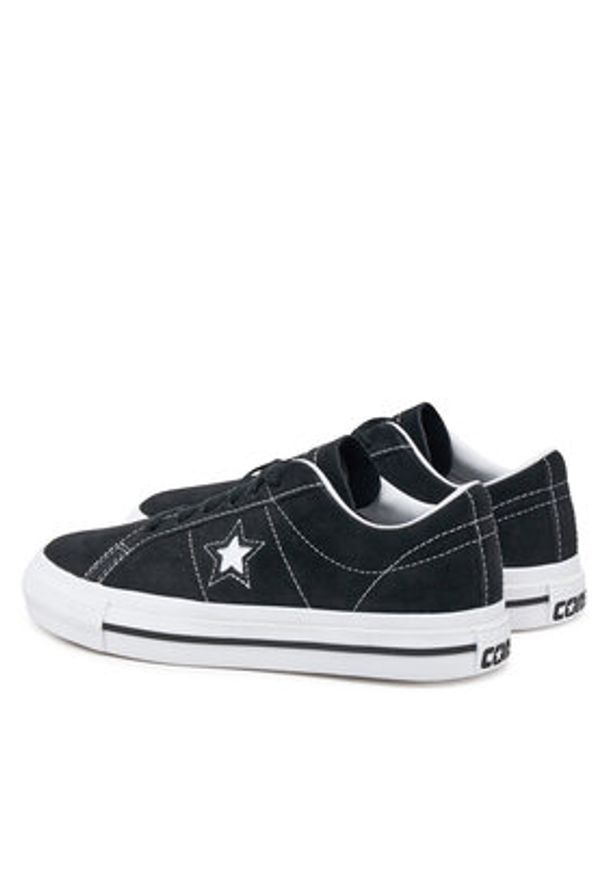 Converse Sneakersy Cons One Star Pro Suede 171327C Czarny. Kolor: czarny. Materiał: zamsz, skóra