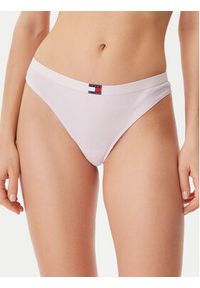 TOMMY HILFIGER - Tommy Hilfiger Komplet 3 par stringów UW0UW05641 Kolorowy. Materiał: bawełna. Wzór: kolorowy #5