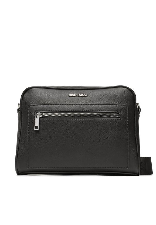 Gino Rossi Saszetka BGR-U-024-10-09 Czarny. Kolor: czarny. Materiał: skóra