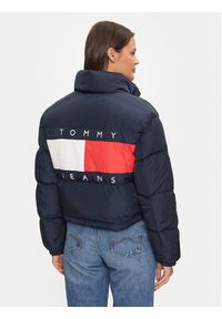 Tommy Jeans Kurtka puchowa Alaska DW0DW18820 Granatowy Relaxed Fit. Kolor: niebieski. Materiał: syntetyk