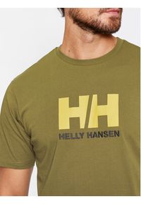 Helly Hansen T-Shirt Logo 33979 Zielony Regular Fit. Kolor: zielony. Materiał: bawełna #3
