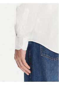 TOMMY HILFIGER - Tommy Hilfiger Koszula MW0MW38658 Biały Slim Fit. Kolor: biały. Materiał: bawełna