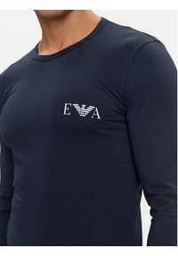 Emporio Armani Underwear Longsleeve 111023 4F715 00135 Granatowy Slim Fit. Kolor: niebieski. Materiał: bawełna. Długość rękawa: długi rękaw