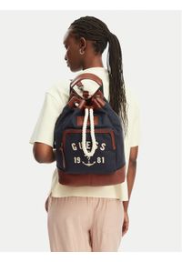 Guess Plecak HMOSCM P6204 Granatowy. Kolor: niebieski. Materiał: materiał #1