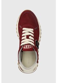 GANT - Gant sneakersy zamszowe Caffay kolor bordowy 27533167.G554. Zapięcie: sznurówki. Kolor: czerwony. Materiał: zamsz #5