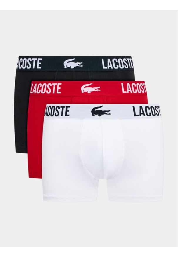 Lacoste Komplet 3 par bokserek 5H3321 Czarny. Kolor: czarny. Materiał: bawełna