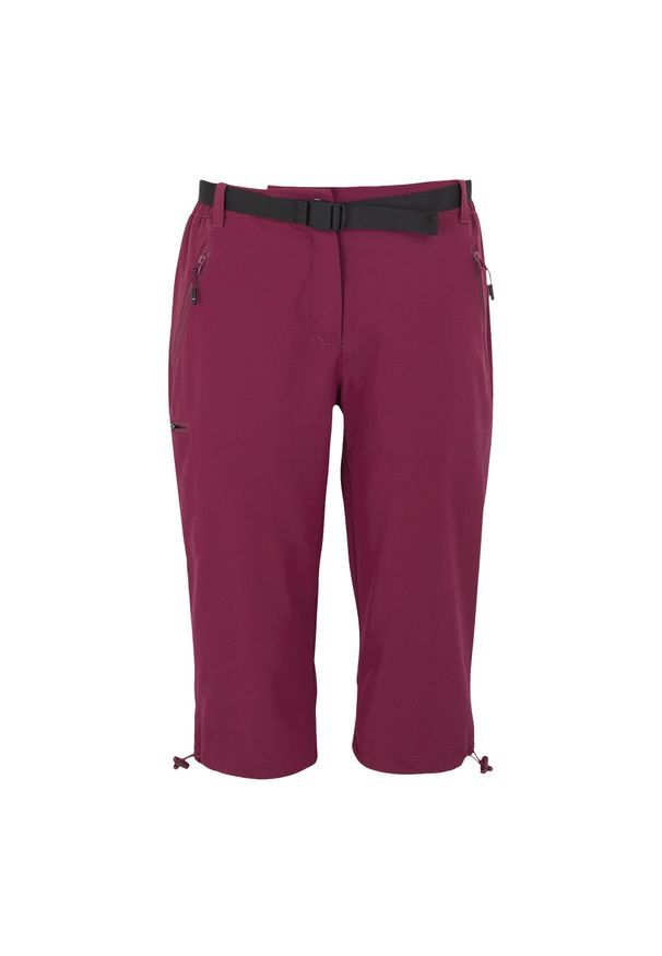 Regatta - Damskie Spodenki Xert Stretch Casual Shorts. Kolor: czerwony, brązowy, wielokolorowy. Sport: turystyka piesza