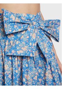 Custommade Spódnica mini Rhema 999376922 Niebieski Regular Fit. Kolor: niebieski. Materiał: bawełna #5
