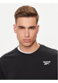 Reebok Bluza Identity Small Logo 100050282 Czarny Regular Fit. Kolor: czarny. Materiał: bawełna, syntetyk #4