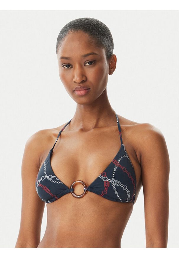 TOMMY HILFIGER - Tommy Hilfiger Góra od bikini UW0UW06393 Granatowy. Kolor: niebieski. Materiał: syntetyk