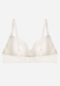 Renee - Jasnobeżowy Gładki Biustonosz o Klasycznym Fasonie Arriethia. Kolor: beżowy. Wzór: gładki #4