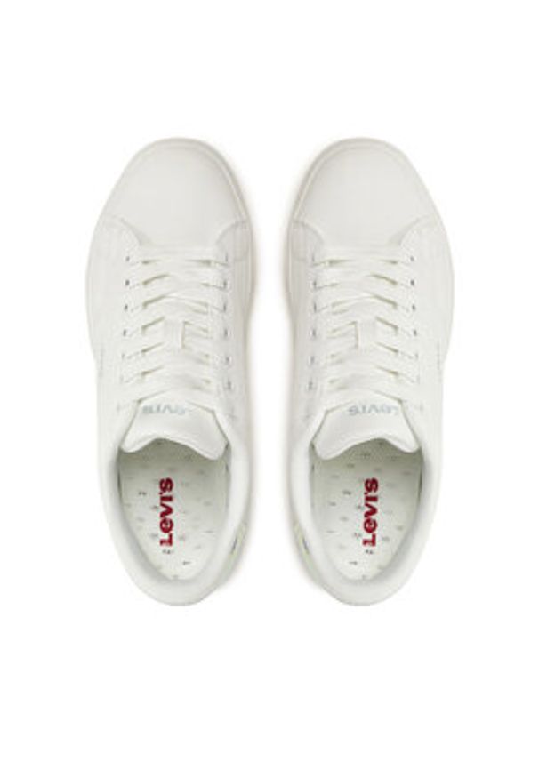 Levi's® Sneakersy VAMB0031S Biały. Kolor: biały. Materiał: skóra