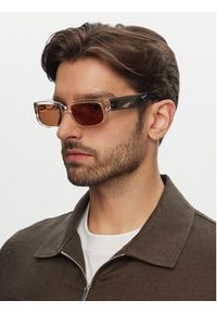 Nike Okulary przeciwsłoneczne Variant I EV24013 113 Beżowy. Kolor: beżowy #2