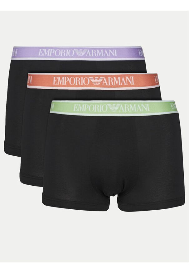 Emporio Armani Underwear Komplet 3 par bokserek EM000259 AF10779 MC061 Czarny. Kolor: czarny. Materiał: bawełna