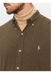 Polo Ralph Lauren Koszula 710654408111 Zielony Regular Fit. Typ kołnierza: polo. Kolor: zielony. Materiał: bawełna