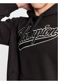 Champion Bluza Heavy Fleece Vintage Logo 217886 Czarny Relaxed Fit. Kolor: czarny. Materiał: bawełna. Styl: vintage #3