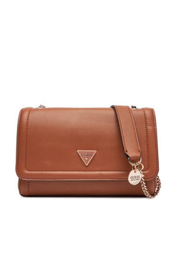 Guess Torebka Noelle II HWZG96 72210 Brązowy. Kolor: brązowy. Materiał: skórzane