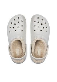 Crocs Klapki Classic Platform Glitter Lined Clog W 210413 Czarny. Kolor: czarny. Obcas: na platformie #2