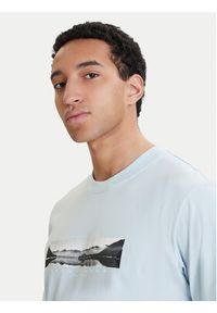 Jack & Jones T-Shirt Fusion 12289870 Niebieski jasny Relaxed Fit. Kolor: niebieski. Materiał: bawełna #4
