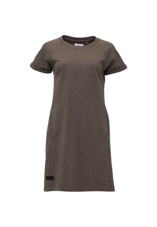 ZSPORT - Sukienka Denda Gry XL dla kobiet - Elegancka i wygodna. Kolor: szary. Materiał: bawełna. Typ sukienki: sportowe. Styl: elegancki