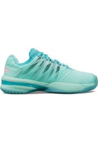 Buty do tenisa damskie K-Swiss Ultrashot 2 Allcourt. Kolor: niebieski, wielokolorowy, różowy. Materiał: syntetyk, materiał. Szerokość cholewki: normalna. Sport: tenis #1