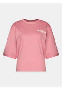 outhorn - Outhorn T-Shirt OTHAW23TTSHF0927 Różowy Regular Fit. Kolor: różowy. Materiał: bawełna
