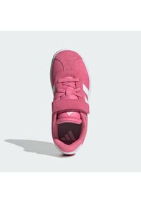 Adidas - Buty VL Court 3.0. Kolor: biały, wielokolorowy, różowy, szary