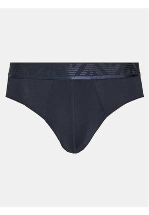 Emporio Armani Underwear Komplet 3 par slipów EM000258 AF10780 MB139 Granatowy. Kolor: niebieski. Materiał: bawełna
