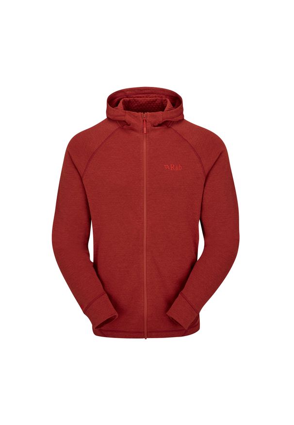 Bluza męska Rab Nexus Hoody. Kolor: czerwony