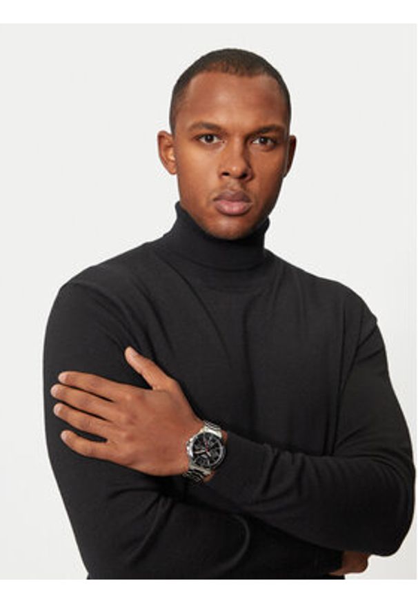 Casio Zegarek MTP-1374PD-1AVEF Srebrny. Kolor: srebrny