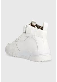 Just Cavalli sneakersy kolor biały 75RA3SA3 ZP377 003. Nosek buta: okrągły. Zapięcie: rzepy. Kolor: biały. Materiał: guma. Szerokość cholewki: normalna #5