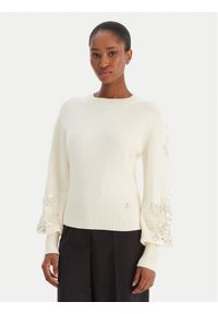 Artigli Sweter ACMA002804 Écru Regular Fit. Kolor: kremowy. Materiał: wiskoza, syntetyk #1