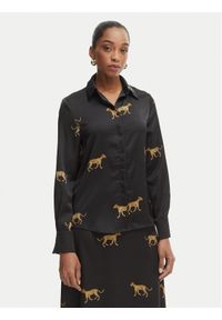 LOLA CASADEMUNT Koszula LS2615051 Czarny Regular Fit. Kolor: czarny. Materiał: syntetyk #1