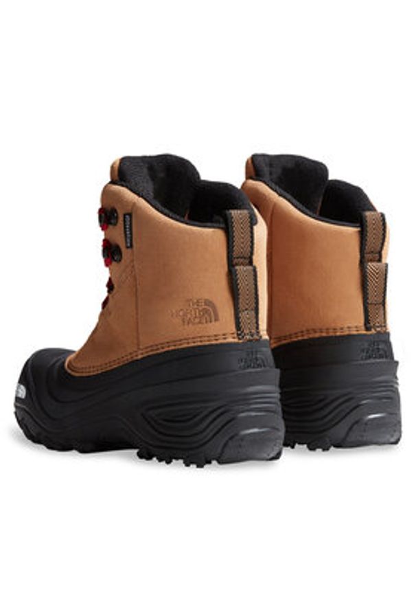 The North Face Śniegowce Y Chilkat V Lace WpNF0A7W5YKOM1 Brązowy. Kolor: brązowy. Materiał: materiał