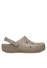Klapki Crocs. Kolor: brązowy