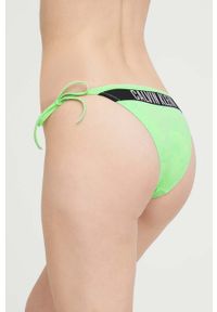 Calvin Klein figi kąpielowe kolor zielony. Kolor: zielony. Materiał: materiał. Wzór: nadruk #3