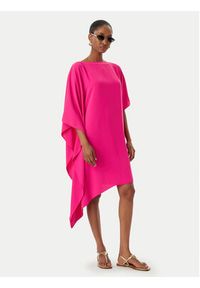 LOLA CASADEMUNT Sukienka koktajlowa MS2616029 Różowy Regular Fit. Kolor: różowy. Materiał: syntetyk. Styl: wizytowy #4