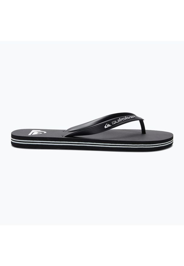 Japonki plażowe męskie Quiksilver Molokai Core. Okazja: na plażę. Kolor: czarny