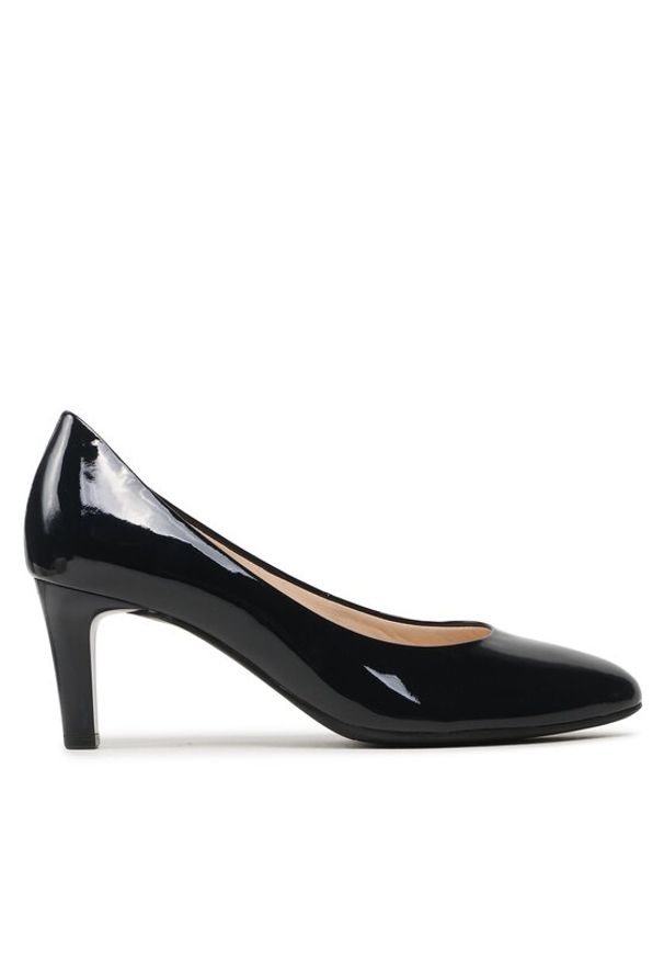 HÖGL Czółenka Studio 60 Granatowy. Kolor: niebieski. Materiał: lakier, skóra. Obcas: na szpilce