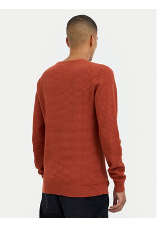Blend Sweter 20717257 Czerwony Regular Fit. Kolor: czerwony. Materiał: bawełna