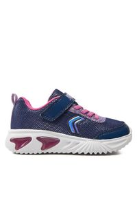Geox Sneakersy J Assister Girl J45E9A 0ASHH C4268 S Granatowy. Kolor: niebieski. Materiał: materiał