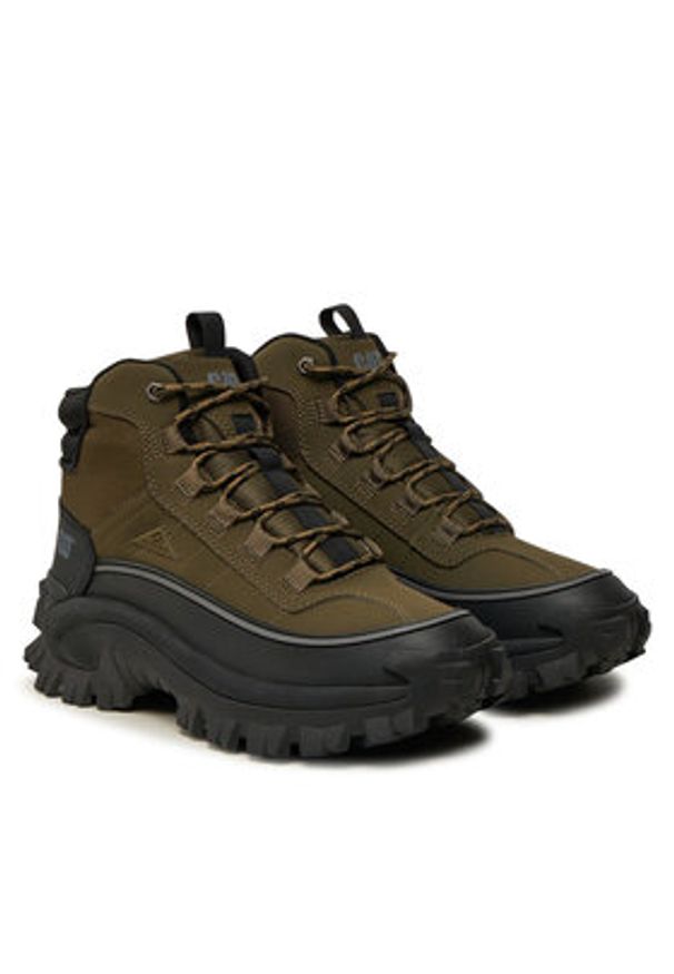 CATerpillar Sneakersy Intruder Galosh 2.0 Wp P111622 Zielony. Kolor: zielony. Materiał: skóra