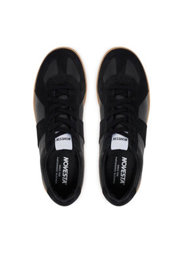 Novesta Sneakersy German Army Trainer N954007-60Y13Y003 Czarny. Kolor: czarny. Materiał: skóra